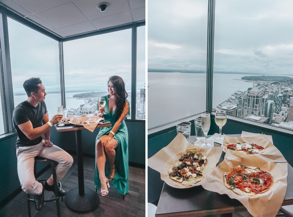 dinner, date night, sky view, sky view observatory, sunset vip dinner, sunset vip experience