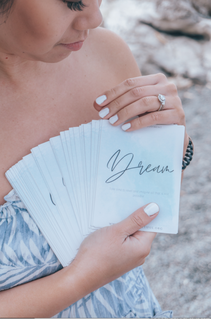 intention cards, affirmation cards, simply beyoutiful